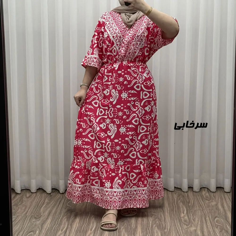تصویر ۳ برای "پیراهن فلور بوگاتی چپ و راستی مدل دنیا کد Sh2034"