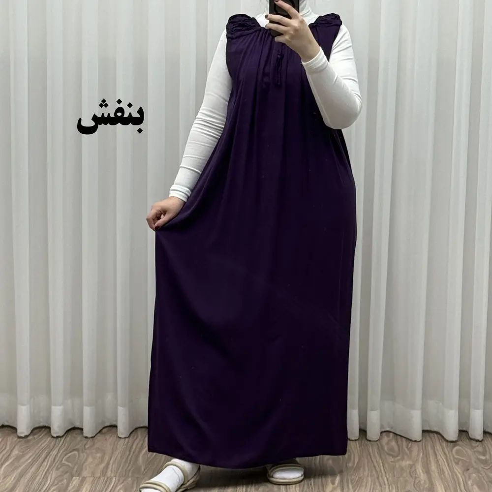 تصویر ۴ برای "سارافون راحتی خانگی بلند ساده"