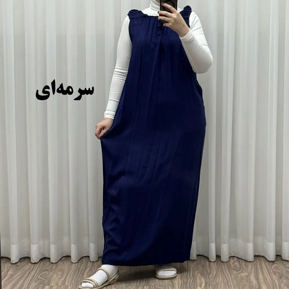 تصویر ۶ برای "سارافون راحتی خانگی بلند ساده"