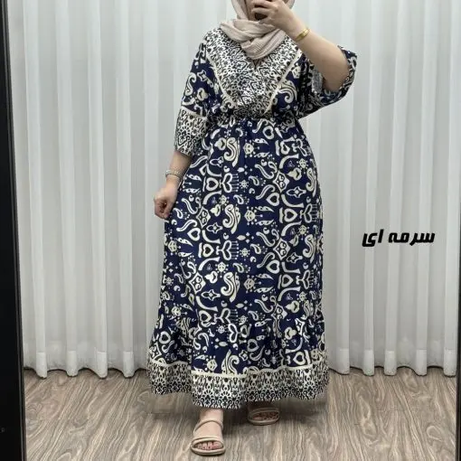 تصویر ۱ برای "پیراهن فلور بوگاتی چپ و راستی مدل دنیا کد Sh2034"