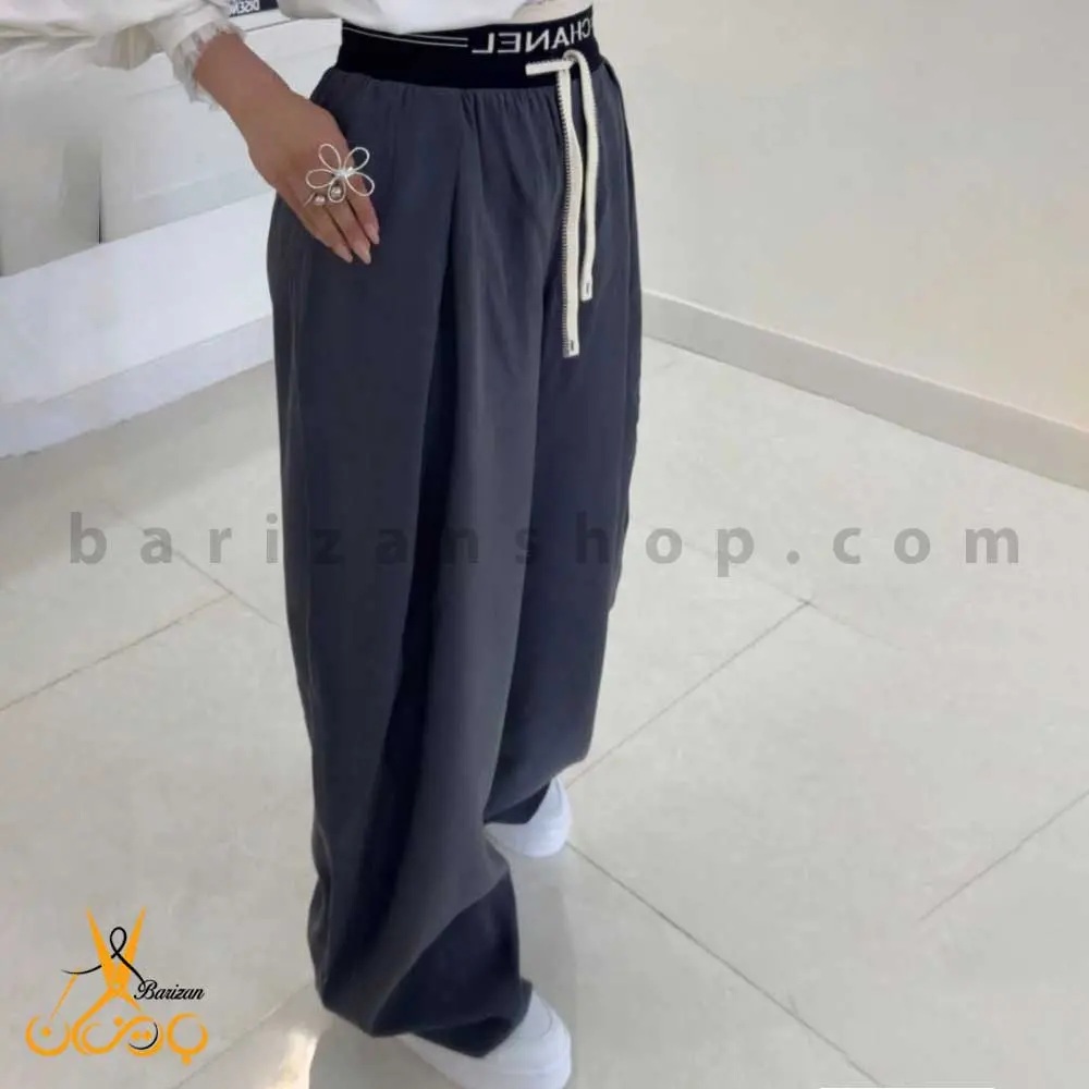 تصویر اصلی شلوار بگ کتان سیلک زنانه chanel