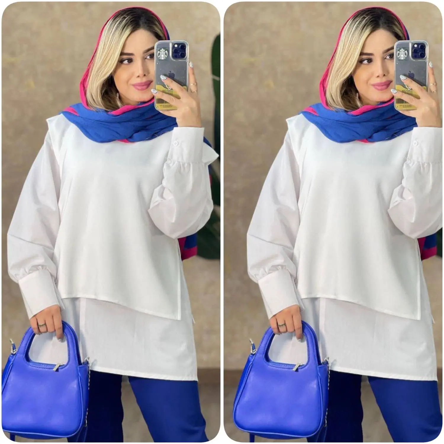 تصویر ۳ برای "وست و شومیز میشا استایل ساده و شیک"