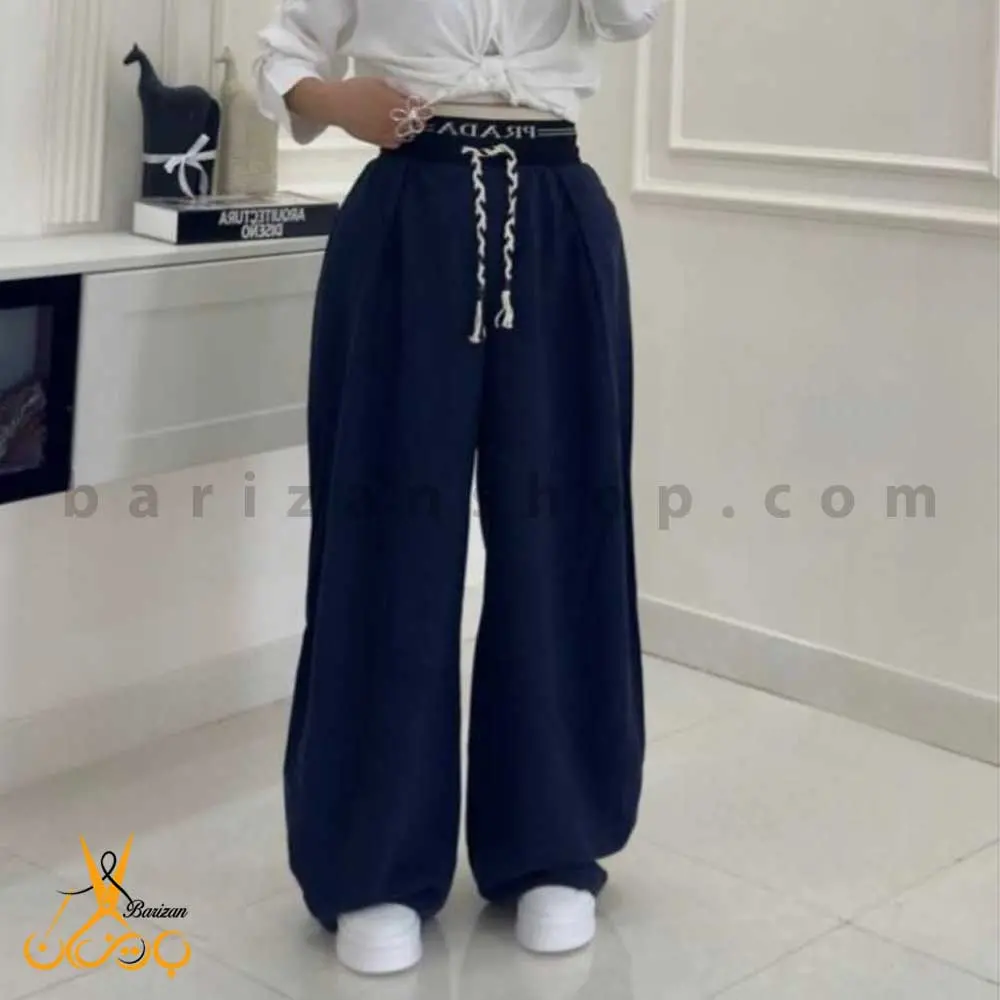 تصویر اصلی شلوار بگ کتان سیلک زنانه
